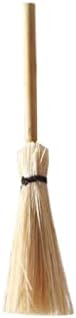 DDGURDH Hand Broom with Red Rope Straw Broom Ornament