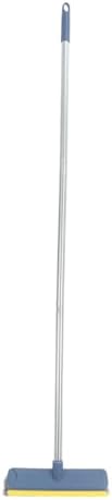 Effortless Cleaning Broom with Scraper for Kitchen and Bathroom