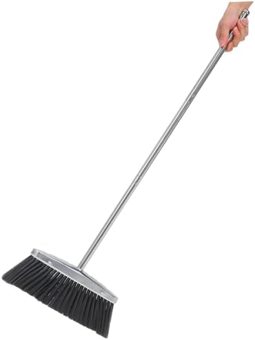 Ergonomic Hand Broom with Long Dust Pan Handle for Efficient Cleaning