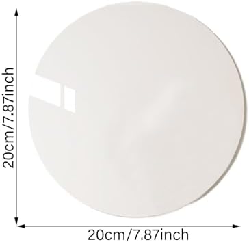 Round Acrylic Wall Mirror for Bathroom Shatterproof and Waterproof