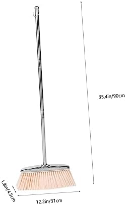 VERDANVERSE Heavy-Duty Broom with Long Handle for Efficient Cleaning