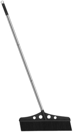 SOESFOUFU Heavy Duty Detachable Broom with Stainless Steel Handle