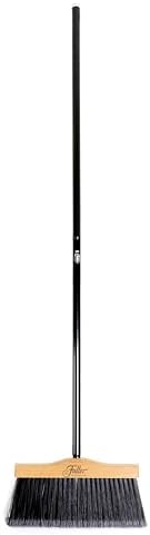 Fuller Brush 12 Upright Broom with Black Steel Handle