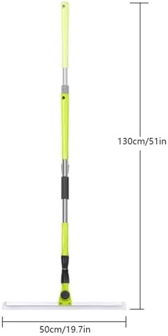 RRRYYYZZ Rubber Broom for Pet Hair and Hardwood Floor Cleaning