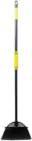 Xifando Four-Section Angle Broom Heavy-Duty Cleaning Tool BlackYellow