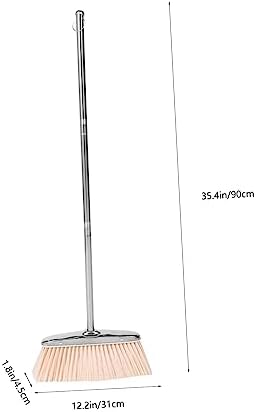 Heavy Duty Broom Handle with Bristles for Home and Industrial Use