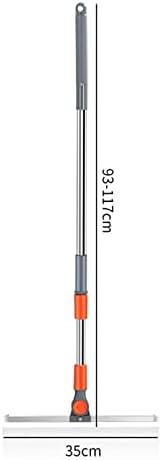 Adjustable Rotatable Hand Broom with Telescopic Rod and Microfiber Head