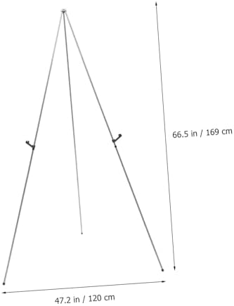 Adjustable Folding Metal Easel Stand for Painting Display