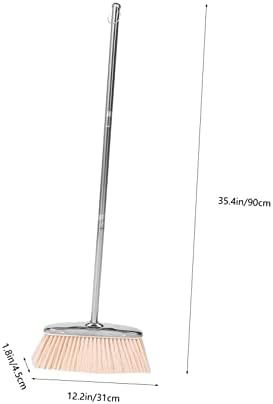 PACKOVE Heavy Duty Hand Broom for Kitchen and Industrial Cleaning