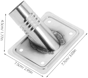 5pcs Stainless Steel Threaded Tips for 1-Inch Extendable Pole