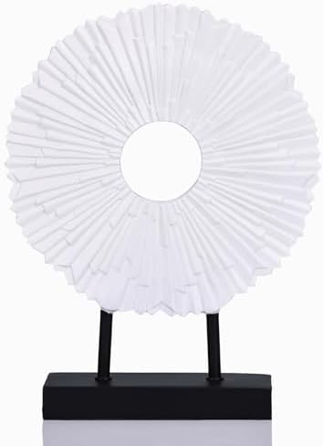 DOVDOV Modern Abstract White Round Statue