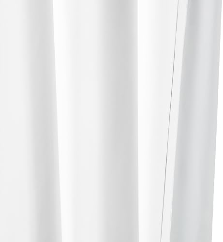Amazon Basic Blackout Curtains 2 Panels 52x84 White