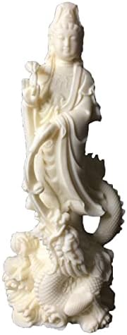 Aritjt Quan Yin Statue Standing on Dragon 1