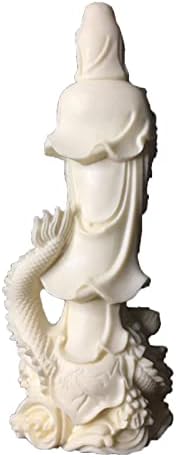 Aritjt Quan Yin Statue Standing on Dragon 1