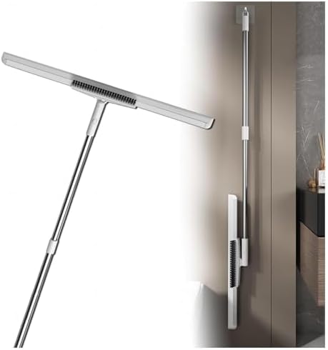 RRRYYYZZ Air Broom with Brush and Scraper 49 Adjustable Handle Magic Broom Sweeper