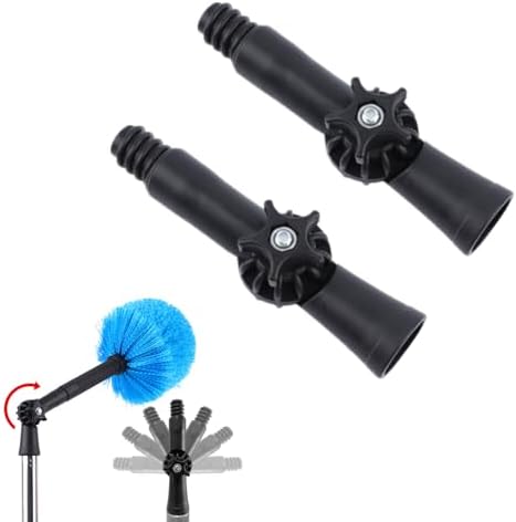 2 PCS Plastic Mop Pole Adapter for Threaded Handles