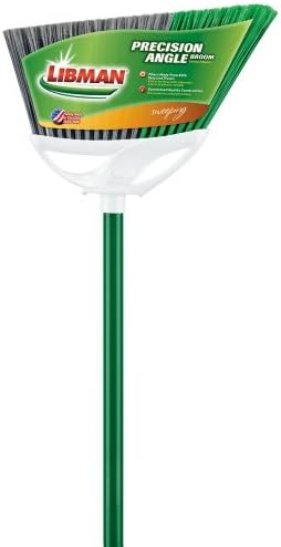 Libman 201 Precision Angle Broom with Recycled Fibers
