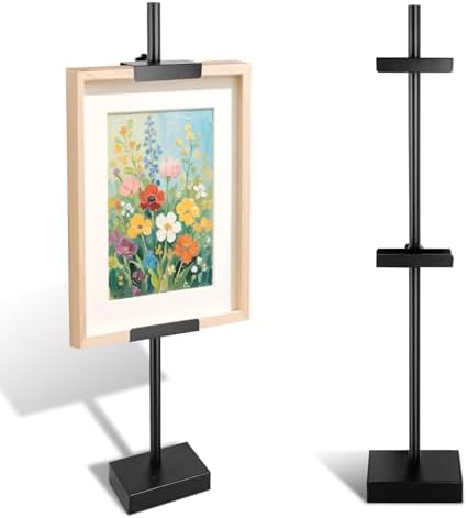 Sibosen Adjustable Metal Easel Stand for Picture Frames