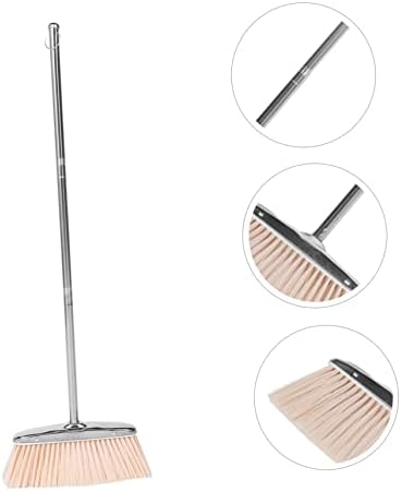 PACKOVE Heavy Duty Hand Broom for Kitchen and Industrial Cleaning