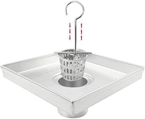 Neodrain 2 PCS Stainless Steel Drain Grate Lifting Hook