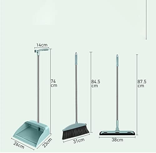 DDGURDH Blue Hand Broom with Dust Tray for Efficient Cleaning 1