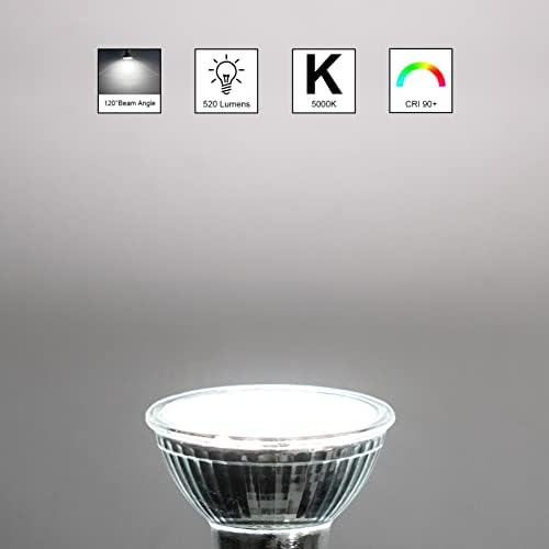 Megereet GU10 LED Bulb Daylight 5000K Pack of 6