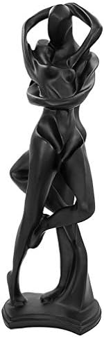 Romantic Couple Dancing Sculpture Passionate Embrace Kiss Art Statuette
