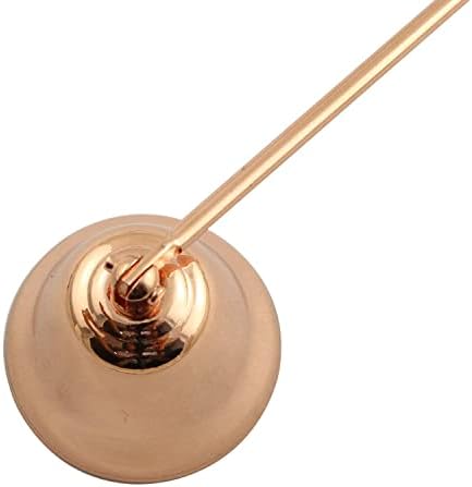 Rose Gold Candle Snuffer Stainless Steel Horn Shaped 20cm Handle 1