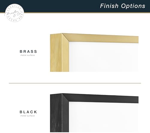 MCS Foundry Metal 8x10 Picture Frame Brass 2-Pack