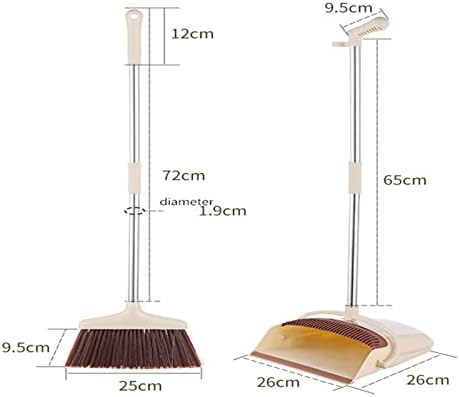 DDGURDH Hand Broom with Dustpan Cleaning Set