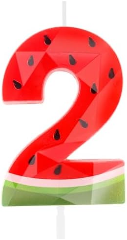 Zolunu 2nd Birthday Watermelon Candle Cake Topper