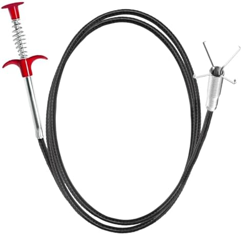 GDOMI Drain Snake Hair Clog Remover Tool