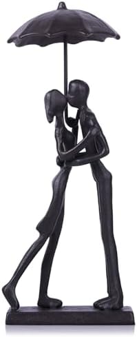 QIANLING Iron Couple Figurine - 6th Anniversary Decor