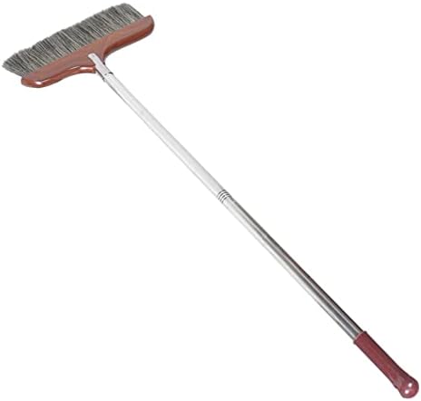 SHERCHPRY Ergonomic Soft Bristle Broom with Detachable Handle for Easy Storage