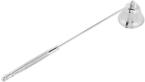 Yosoo ZJchao Candle Snuffer - Long Handle Stainless Steel Bell Shaped Candle Cover Tool