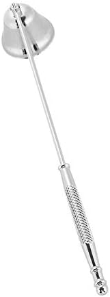 Yosoo ZJchao Candle Snuffer - Long Handle Stainless Steel Bell Shaped Candle Cover Tool
