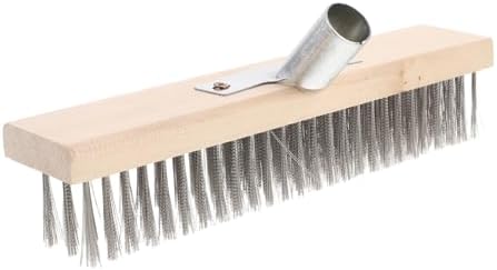 Stainless Steel Floor Scrub Brush Head Heavy Duty Cleaning Tool