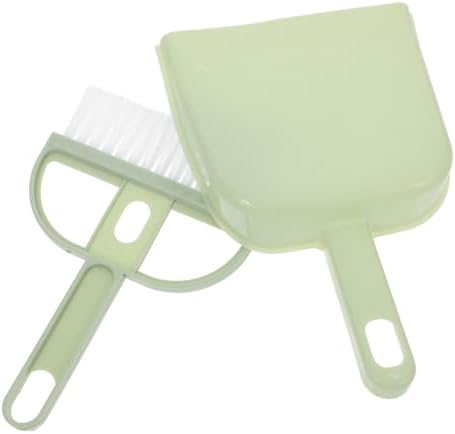 SOLUSTRE Mini Broom and Dustpan Set for Desktop Cleaning