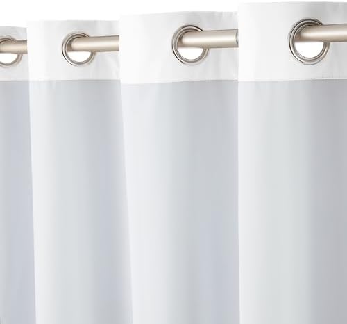 Amazon Basic Blackout Curtains 2 Panels 52x84 White