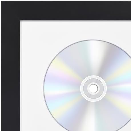 Americanflat 65x12 CD Frame with Shatter-Resistant Glass - Black 1