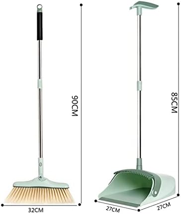 DDGURDH Hand Broom Set with Rotating Handle and Dustbin