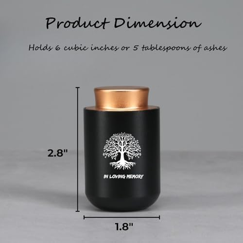 ChoiHeiy Black Plant Urn with Hydroponics