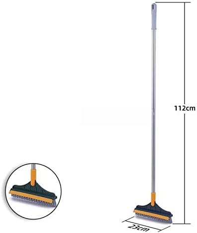 DDGURDH Hand Broom with Rotating Brush for Multi-Surface Cleaning