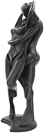 Romantic Couple Dancing Sculpture Passionate Embrace Kiss Art Statuette