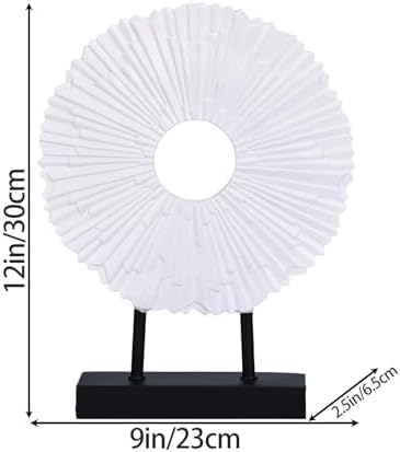 DOVDOV Modern Abstract White Round Statue