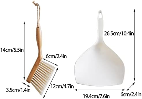 DDGURDH Hand Broom and Dustpan Cleaning Combo Set