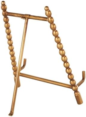 Deco 79 Gold Metal Abstract Display Easel 1