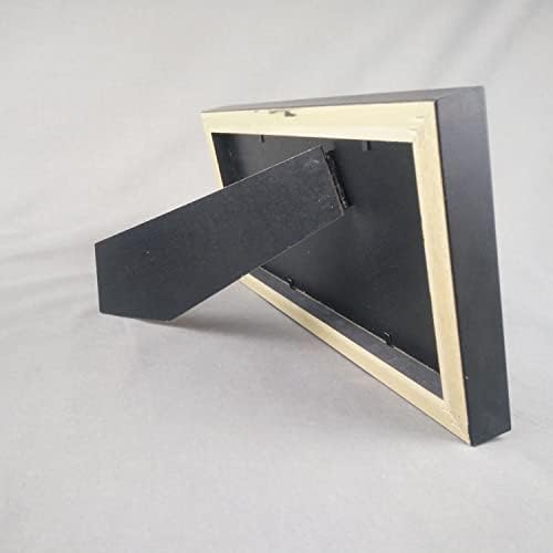 Creative Wooden Dollar Bill Frames 4x9 Black with Matting
