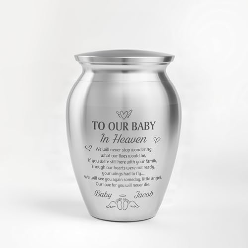Personalized Baby Mini Urn Stainless Steel 1