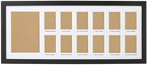 Pearhead School Days Graduation Frame - 13 Photos K-12 Milestone Collage